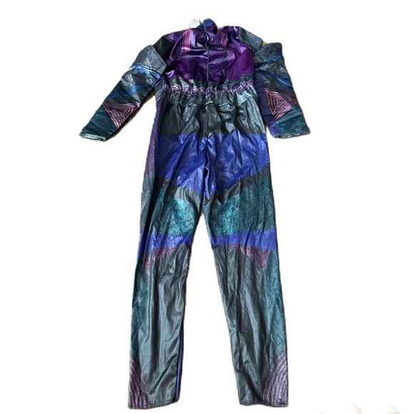 Disney Descendants Mal Costume Sz 7/8 Jumpsuit One Piece Halloween - Picture 2 of 4